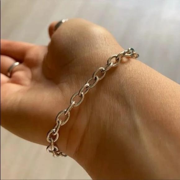 925 STERLING SILVER LOVE HEART BRACELET, NICE BRACELET, CUTE BRACELET - Picture 5 of 6